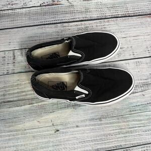 Vans Classic Slip-On Black Skate Shoes M5.5-W7